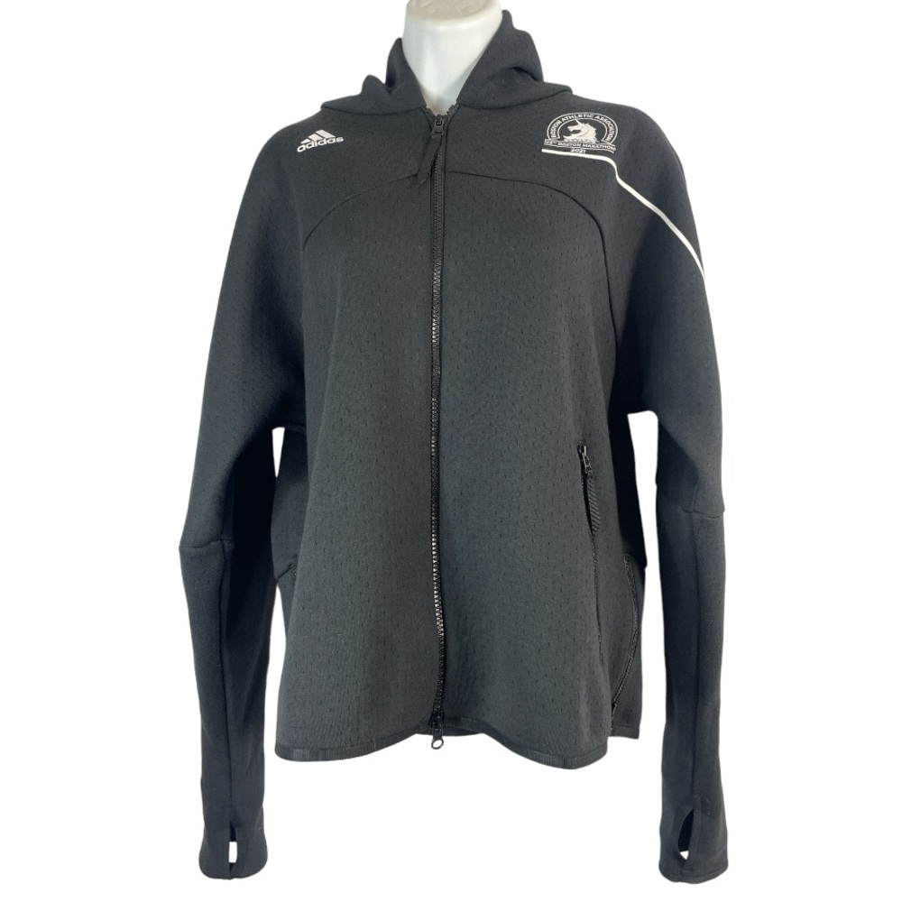 Adidas Boston Marathon Zip Up Size Large